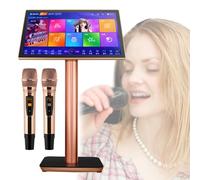 XCSCUK Macchina per Karaoke, sistemas Karaoke Touch Screen Capacitivo da 19,5/22 Pollici con 2 microfoni Wireless per casa, Bar (22inch 1TB)