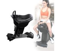XCSCUK Macchina per l'equitazione Domestica, Macchina per Il Fitness per Simulazione di Equitazione 3D elettrica per Interni da 120 W, con Schermo LCD, Adatta per la Palestra