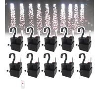 XCSCUK Macchina per scintille Fredde, Macchina per fuochi d'artificio Freddi, Controller per fuochi d'artificio Aerei con 10 ricevitori, per Bar, Feste, Matrimoni