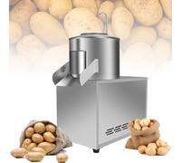 XCSCUK Pelapatate Elettrico Commerciale, Pelapatate e Lavapatate Automatici da 1100 W, Peeling a Frizione, Adatto per Ristoranti, Cucine (400KG/H)