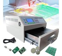 XCSCUK Saldatrice a riflusso, saldatrice con riscaldatore da 1500 W, Stazione di rilavorazione BGA SMD SMT Stazione di Saldatura per Forno a riflusso da Tavolo