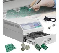 XCSCUK Saldatrice Automatica a riflusso, con circolazione di Aria Calda/Tipo a cassetto, per PCB SMD SMT Bga (962A)