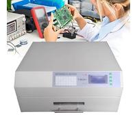 XCSCUK Saldatrice Automatica a riflusso, Forno a riflusso, Display Automatico della Temperatura, saldatrice a riflusso a Ciclo Portatile (962A+)
