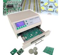 XCSCUK Saldatrice Automatica a riflusso, Forno a riflusso Multifunzione, Strumento di Saldatura, con circolazione di Aria Calda per Test di Saldatura SMT PCB (962)