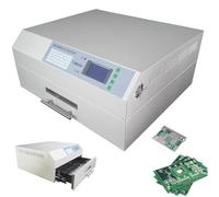 XCSCUK Saldatrice Automatica a riflusso, Forno a riflusso Multifunzione, Strumento di Saldatura, con circolazione di Aria Calda per Test di Saldatura SMT PCB (962A+)