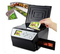 XCSCUK Scanner Digitale per pellicole e Diapositive da 22 MP, Scanner Multifunzionale per pellicole/Biglietti da Visita/Foto, Scanner Combinato per Negativi e Diapositive