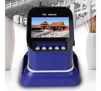 XCSCUK Scanner per pellicole digitali Portatile, Scanner per pellicole HD, con Schermo LCD da 4,3 Pollici, visualizzatore di Diapositive per Scanner Negativo da 22 MP