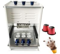XCSCUK Sigillatrice manuale per capsule di caffè, sigillatrice per tazze da caffè multi-foro, per sigillare perfettamente le capsule di caffè da 37 mm