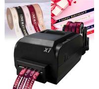 XCSCUK Stampante a Nastro Digitale, Macchina da Stampa Digitale a Nastro di Raso, Stampa con Macchina per Stampa a Caldo, per Confezioni Regalo (20mm)