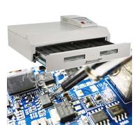 XCSCUK Stazione di rilavorazione per Saldatura, Macchina per Saldatura a riflusso a cassetto, riscaldatore per saldatrice, per Prova di Saldatura SMT PCB (T962C)
