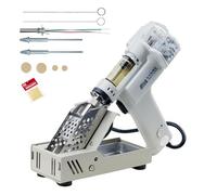 XCSCUK Sucking dessoldering Elettrico, Dispositivo Automatico di aspirazione Stagno da 100W, Pistola per desoldering con Temperatura Regolabile da 380 ℃ a 480 ℃.