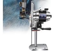 XCSCUK Taglierina elettrica per Pelle, taglierina Verticale per Tessuti con Lama Dritta e affilatura Automatica per Indumenti in Tessuto (13in)