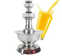 XCSCUK Torre per Fontana di Vino, Macchina per Fontana di Champagne Commerciale, distributore di Bevande a 3 Livelli con Regolazione della Temperatura, Adatto per Hotel