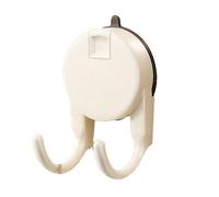 XCSDEW Gancio Adesivo A Doppia Testa In ABS, A Forma Di J A Parete, Adsorbimento A Ventosa, Adatto For L'uso Dietro Le Porte(Color1,2-pack)