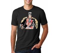 XCSDYTA KEGO T Shirt Uomo Divertente Tshirt Captain Corto Maltese Graphic T-Shirt Nero, Color08, L
