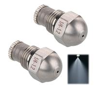 XCSJ 2 Pcs 1/4bsp Ugelli a Spruzzo Diametro In Acciaio Inox Fine Atomizzazione Mist Ugello Per Il Raffreddamento, Pulizia, Giardino Irrigazione (Diametro del foro: 1.2 mm)