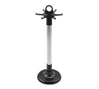 XCSJ Porta Utensili da Cucina in Acciaio Inox con 6 Ganci Porta Utensili Cucina da Appoggio a 360° Porta Mestoli da Cucina Porta Utensili da Cucina per Piano di Lavoro, 41*13cm (Nero)