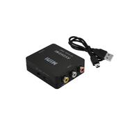 XCSOURCE Adattatore audio/video da RCA composito CVBS AV a HDMI, convertitore HD box NTSC - PAL, modello AC1368