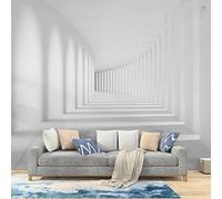 Xcstdjx Carta da parati 3D Carta da parati moderna minimalista per estensione del corridoio bianco Interior Design per l'arredamento della camera da letto del soggiorno