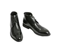 XCTDSVAH Chelsea Boot Uomo Scarpe Da Uomo Alte E A Punta Di Grandi Dimensioni, Basse, Lucide, Formali, Lavoro In Stile Gentiluomo(Black,48(EU-45.5))