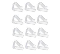 XCTDSVAH Ferma Tovaglia da Esterno 12 PCS Securing Clip Transparent Tablecloth Rectangle Tablecloths Clips Cover Clamps
