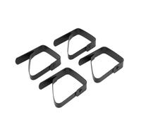 XCTDSVAH Ferma Tovaglia da Esterno 4pcs Large Table Cloth Cover Clips Stainless Steel Triangular Anti Slip Tablecloth Holder Clamps 5 * 4cm for Hold The