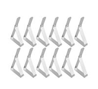 XCTDSVAH Ferma Tovaglia da Esterno Stainless Steel Anti-Slip Tablecloth Clips Non-Slip Tables Cover Securing Clamps Clip Wedding Camping Promenade Table