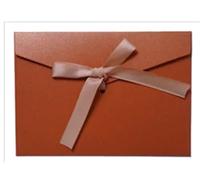 XCTDSVAH Partecipazioni Matrimonio Buste di carta iridescenti vintage da 10 pezzi for lettere postali Set buste lettera Kraft for cartoline regalo invito a nozze(Short-copper)