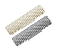 XCTDSVAH Tappetino Antigoccia per Rubinetto Drain Mat Absorbent And Drainage Silicone for Kitchen Multifunction Sinks Anti Splash Faucet Side Drying Pad(Grey 35x6CM)
