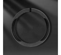 XCUNMMB Coprivolante Auto per Mazda MX-5 ND 2015-2023, Copri Volante Antiscivolo Inodore, Copertura Copri Sterzo Accessori Auto Interno,Charcoal Black Type O