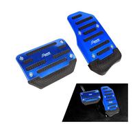 XCVFSRW Copripedali Auto, per Ford Puma 2019-2022 2023 2024 2025 2026 Pedali Cambio Automatico Antiscivolo Sportivi Alluminio Gomma Acceleratore Freno Accessori,B
