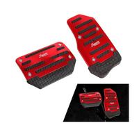 XCVFSRW Copripedali Auto, per Suzuki Swift 2017-2021 2022 2025 2026 Pedali Cambio Automatico Antiscivolo Sportivi Alluminio Gomma Acceleratore Freno Accessori,C