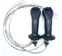 XCWoOshop 1 paio di maniglie elettroniche di controllo joystick per escavatore Bobcat E17 E20 E25 E27 e Doosan 17 | Sostituzione del gruppo impugnatura del joystick