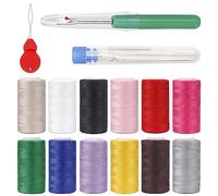 XCZYN Kit da cucito di alta qualità, 34 pezzi fai da te, ago, fili colorati, tagliacuciture, riempito per rammendare e cucire