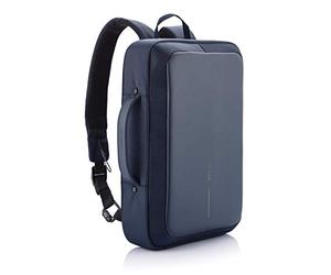 XD Design Bobby Bizz Zaino/24Ore Antifurto Nero Portatile USB Blu (Unisex)