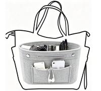 XD Organizer in feltro per borse da donna, supporto 3D per tote bag, borsa portaoggetti multicompartimento di grande capacità, borsa multifunzione per trucco, articoli da toeletta, portafoglio e organ