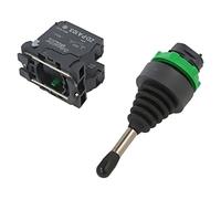 XD5PA22 Interruttore: Joystick 22mm Asta.Pos: 1 NO x2 Nero Mancanza IP66...