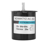 XD68KTYZ AC S1 AC 28W 25 20 30 110r min Permanent Magnet Synchronous Gear Motor Cw CCW for Instrument Automation (110 curva)