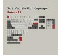 XDA PBT Copritasti DE ES FR KR EN RU Abnt2 Keycap Dye Sub Retro FC Per Gaming Tastiera Meccanica ISO Layout Personalizzato GMK67 Wooting