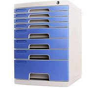XDAWQP Armadietti per documenti, armadietto per documenti da scrivania a 4/5/6/7/8/11 livelli, con serratura, cassetti per documenti, per ufficio, portatile e ordinato, libreria，8layers