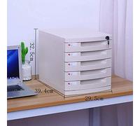 XDAWQP Armadietti per documenti Flat Flat Flat File Desktop Storage Box Mobile Archivio Mobile 4,5 Cassetti, con Serratura Alta Capacità Può Conservare File A4 Libreria