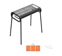 XDAWQP Barbecue a Carbone - Fornello da Cucina per Barbecue Rimovibile e in Acciaio con Design Estraibile/Nero/C,Black C