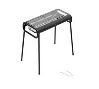XDAWQP Barbecue a Carbone - Fornello da Cucina per Barbecue Rimovibile e in Acciaio con Design Estraibile/Nero/C,Black a