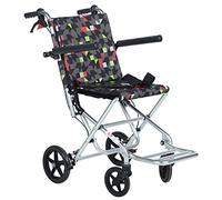 XDAWQP Carrozzine Pieghevoli Carrozzina, Carrozzina Pieghevole per Trasporto per Adulti e disabili, Seduta e Schienale ergonomici, Poggiapiedi e braccioli Pieghevoli