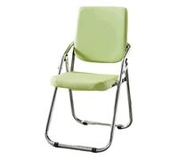 XDAWQP Comode Sedie Pieghevoli Sedia Pieghevole Robusta Sedia con Schienale in Pelle Pu Sedia con Parete in Tubo d'Acciaio Sedia Pieghevole Triangolare Curva Sedia da ，R-32x19x18in