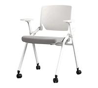 XDAWQP Comode Sedie Pieghevoli Sedia Pieghevole Sedia Ergonomica Schienale Alto Elastico Sedia Studente con Braccioli Sedia Pieghevole Carrucole Ufficio Formazione Riu，