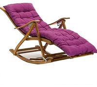 XDAWQP Lettini prendisole, sedie da campeggio, sedie da giardino, sedia a dondolo in bambù, reclinabile, sedia regolabile a 6 velocità, lettino prendisole per camera da letto e
