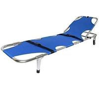 XDAWQP Letto barella di Emergenza Portatile, Sedia da evacuazione Mobile Leggera in Lega di Alluminio con Cintura di Sicurezza, Schienale, capacità Massima di Salvataggio di 350 libbre