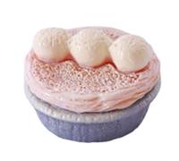 XDAWQP Modelli di Cibo Artificiale, Modelli di crostata di Uova Artificiali, Modello di Dessert Finto, Cibo Artificiale per Oggetti di Scena fotografici, Dessert Finto per la ca，A 2.1 * 2.1 * 1.3CM