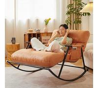 XDAWQP Moderna sedia a dondolo: sdraio traspirante con cuscino per il relax all'interno e all'esterno